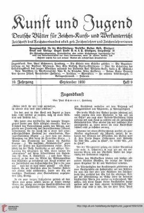 N.F. 10.1930: Jugendkunst