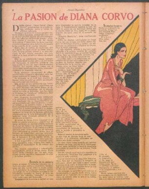 La pasión de Diana Corvo : Novela corta de Eva Paci
