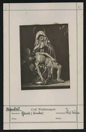 Vesperbild Standort: Glatt (Kirche)