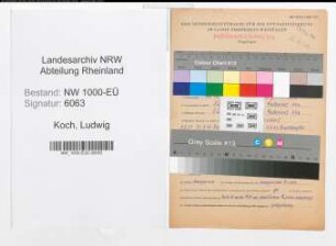 Entnazifizierung Ludwig Koch, geb. 22.10.1905 (Polizeibeamter)