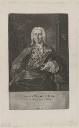 Bildnis des Ioannes Michael de Loen