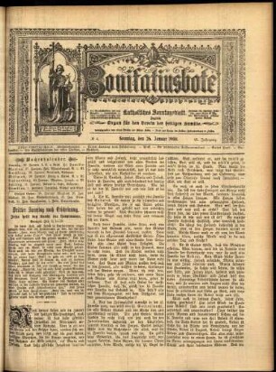 Ausgabe vom Sonntag, den 26. Januar 1908.