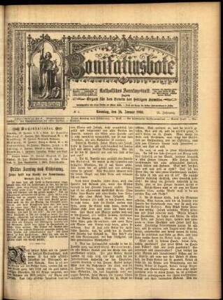 Ausgabe vom Sonntag, den 26. Januar 1908.