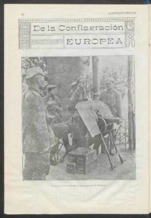 De la conflagración europea [Fotografias]