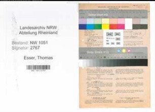 Entnazifizierung Thomas Esser , geb. 03.04.1906 (Beamter)