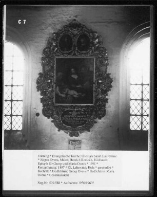 Epitaph für Georg und Maria Ovens