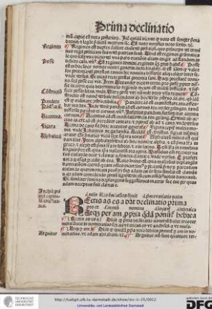 Incipit primum capitulum totius textus