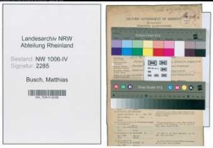 Entnazifizierung Matthias Busch , geb. 25.02.1901 (Landwirt)