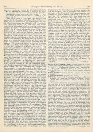 444-446 [Rezension] Il Progresso religioso. Anno IV. 1924