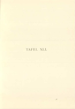 Tafel XLI.