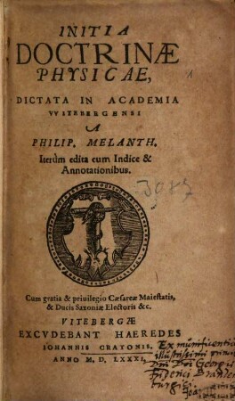 Initia doctrinae physicae