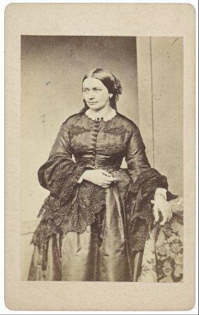 Reproduktion einer Photographie von Clara Schumann (1819-1896)