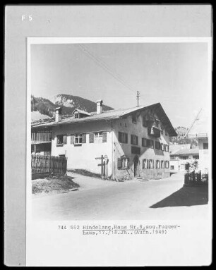 Sogenanntes Fuggerhaus & Haus Nummer 8