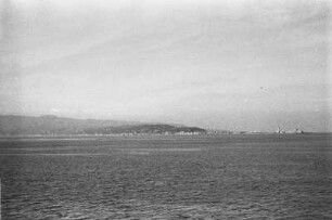 Küstenlinie : Blick auf die Küstenlinie des Stromboli