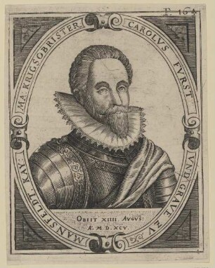 Bildnis des Carolvs Fvrst vnd Grave zv Mansfeldt