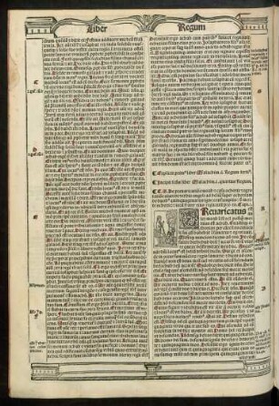 Incipit secundus liber Malachim .i. quartus Regum.