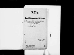 Durchführungsbestimmungen zum 1. Landesgesetz über die Vereinfachung der politischen Säuberung, Vorbereitung des 2. Landesgesetzes