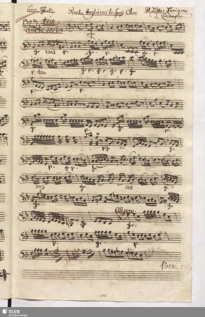 1323. Aria: Perche togliermi lo Sposo / Cimarosa, D.