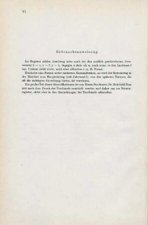 VI Gebrauchsanweisung