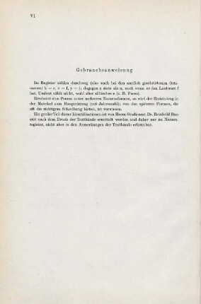 VI Gebrauchsanweisung