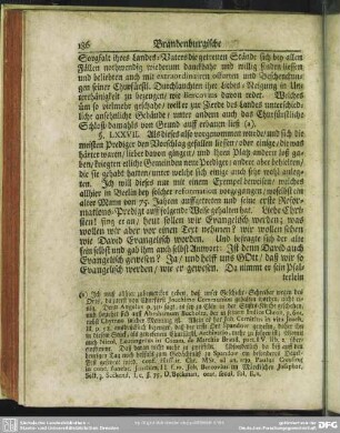 [§ LXXVII. Exempel von einer sonderbahren Reformations-Predigt in Berlin]