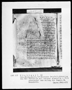 Chorbuch für die Prim — Initiale A (uscult o fili), Folio 78verso