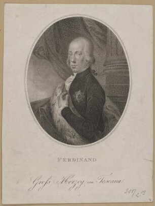 Bildnis des Ferdinand, Großherzog von Toskana