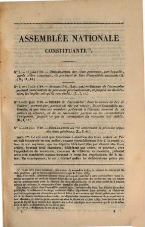 Bulletin annoté des lois, décrets et ordonnances : depuis le mois de juin 1789 jusqu'au mois d'aout 1830 ; 16 volumes in 8, 1