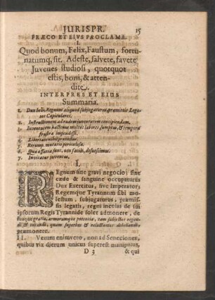Iurispr. Praeco Et Eius Proclama.