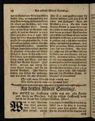 28-45, Am dritten Advent Sonntage