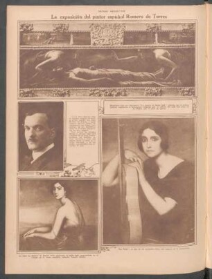 La exposición del pintor español Romero de Torres [Fotografías]