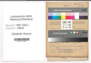 Entnazifizierung Werner Westhoff, geb. 15.03.1912 (Kaufm.Angest.)