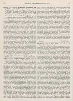 180-181 [Rezension] Bornhausen, Karl, Pascal