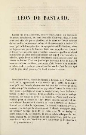 313-341, Léon de Bastard