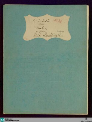 Quintetto pour flute , violon, 2 altos & violoncelle