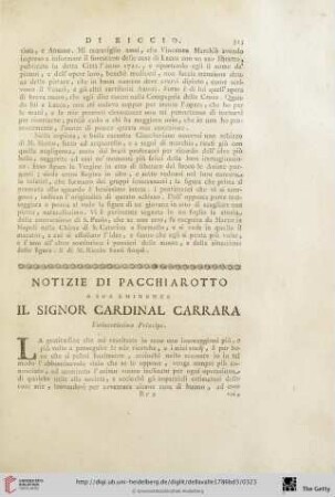 Notizie di Pachiarotto