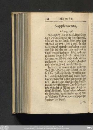 [VI.] Supplementa. Ad pag. 41.