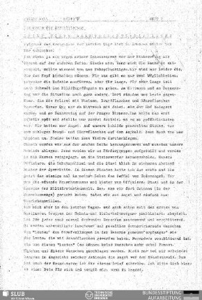 Brief eines Bereitschaftspolizisten : Dokumente der Erschütterung