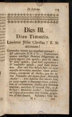 180-198, Meditatio I. De Inferno.