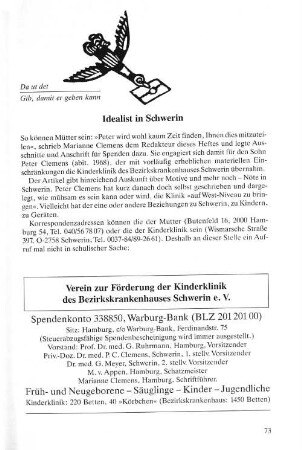 Idealist in Schwerin
