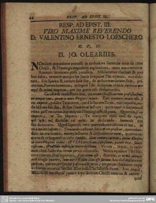 Resp. Ad Epist. III.