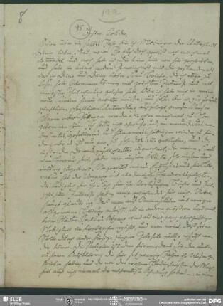 Eigenh. Brief von Karl August Moritz Schlegel an August Wilhelm von Schlegel, Göttingen, 01.04.1797