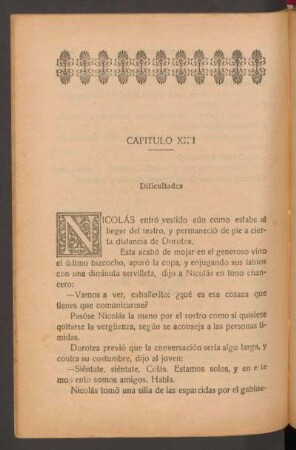 Capítulo XXII - Dificultades
