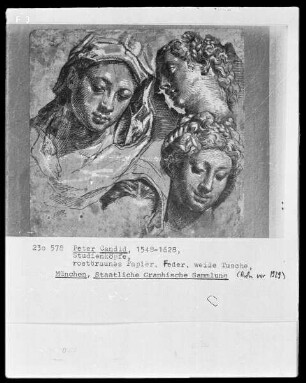 Frauenköpfe, Folio recto