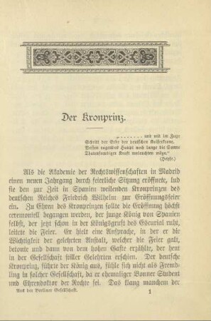 Der Kronprinz