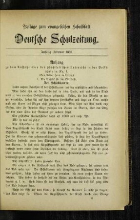 Anhang : zu dem Aufsatze über den physikalischen Unterricht in der Volksschule in Nr. 1