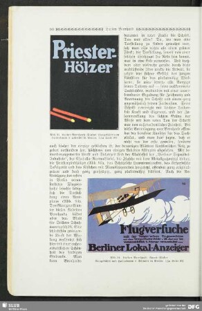 Flugversuche Berliner Lokal-Anzeiger