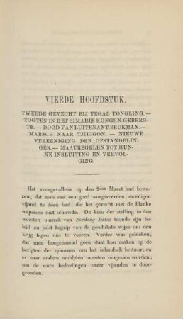Vierde hoofdstuk. Tweede gevecht bij Tegal Tongling ...