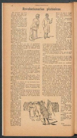 Revolucionarios platónicos : Firmas españolas