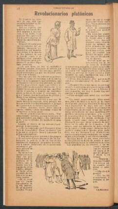 Revolucionarios platónicos : Firmas españolas